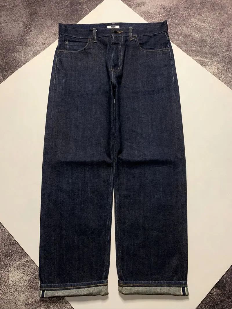 Jeans uniqlo U selvedge pinkline  photo 1