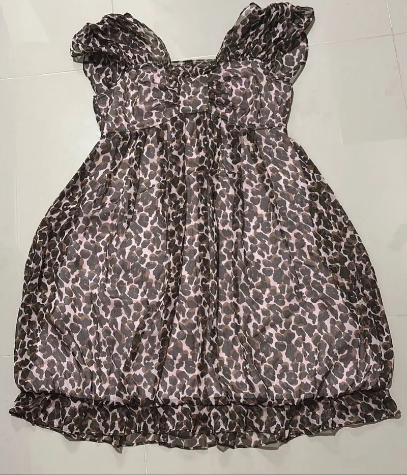 Mini dress Leopard Vintage photo 1