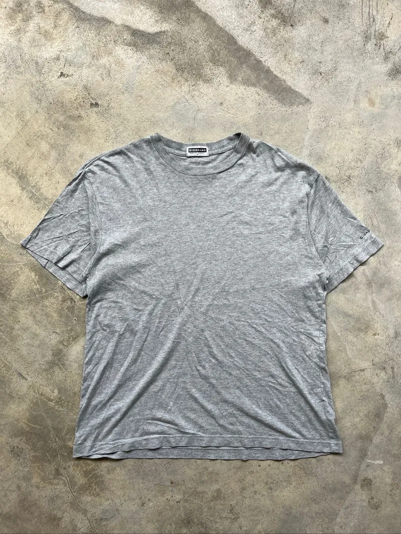 Blank grey tee by giordano photo 1