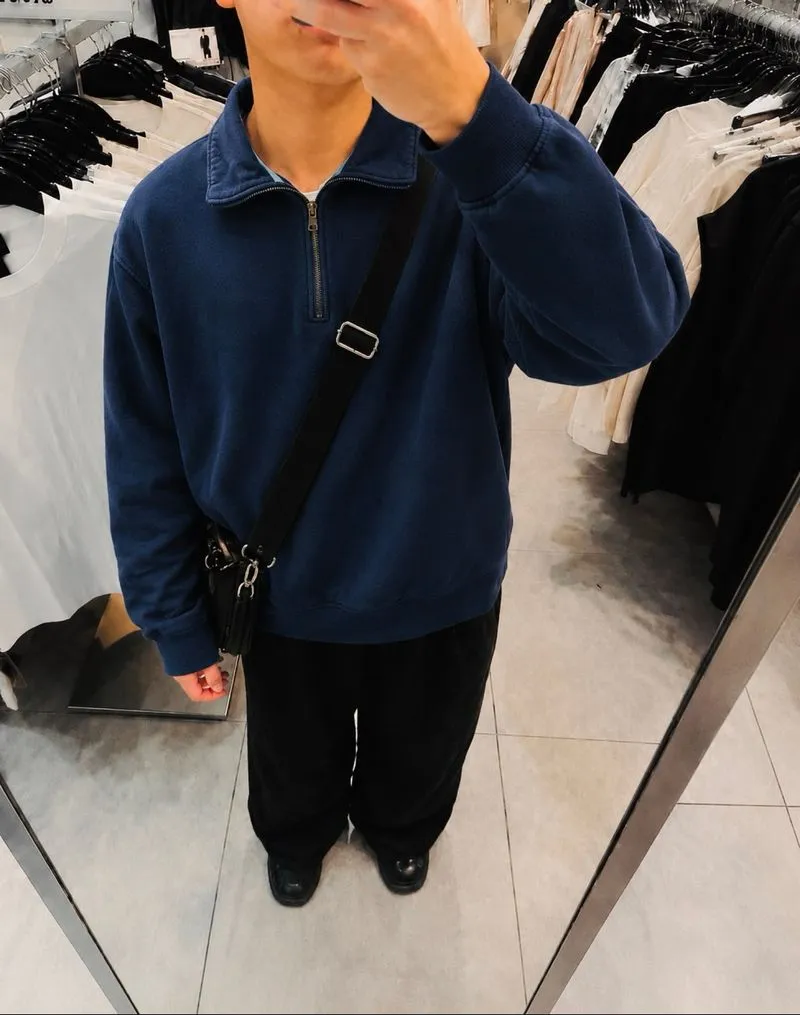 Half zip uniqlo photo 1