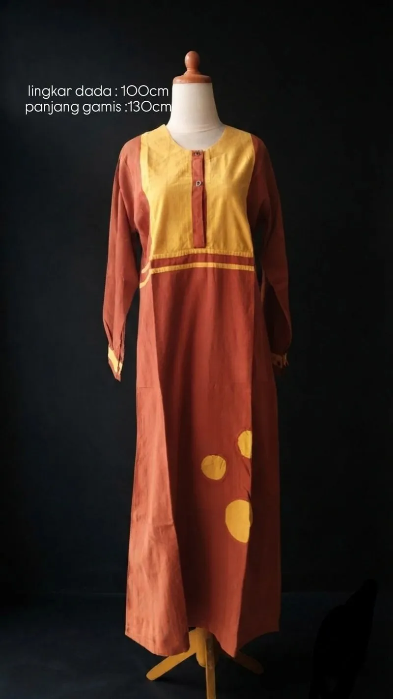 gamis katun photo 1