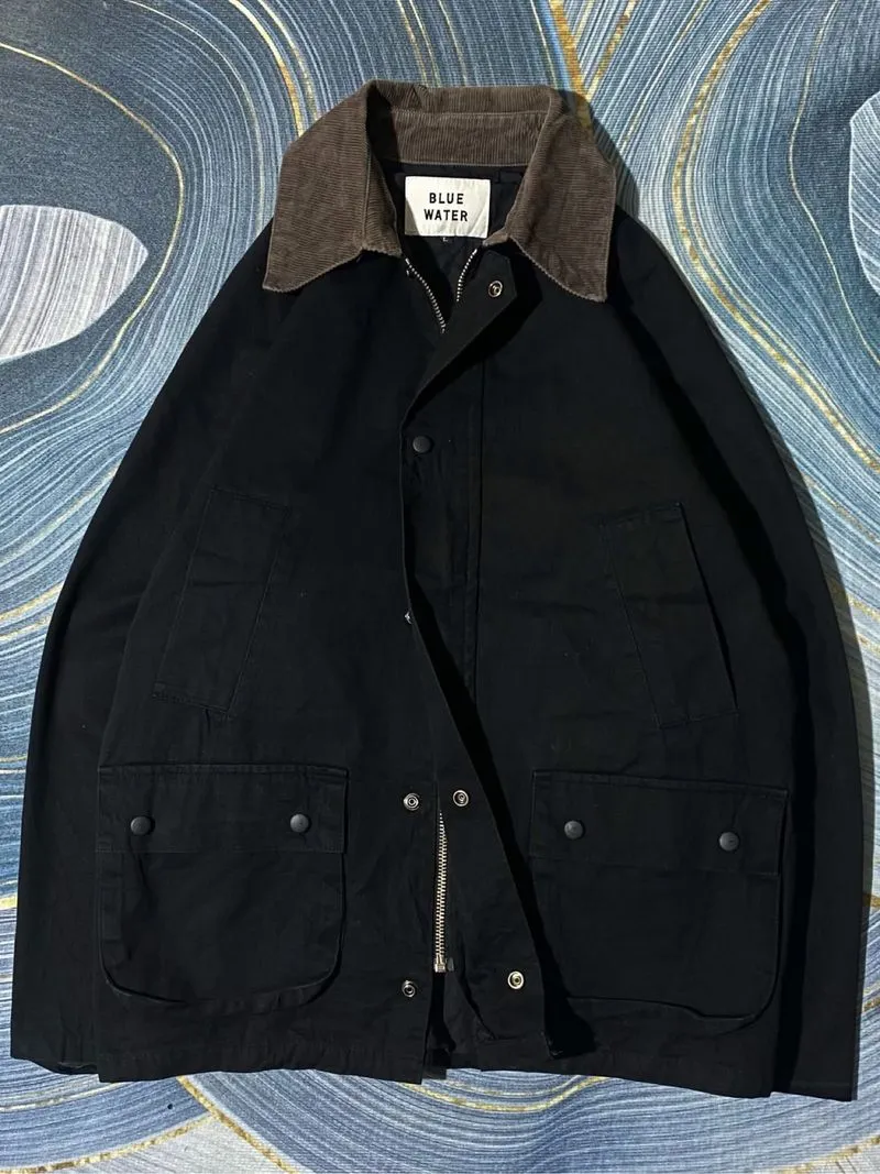 Blue water chore jacket photo 1