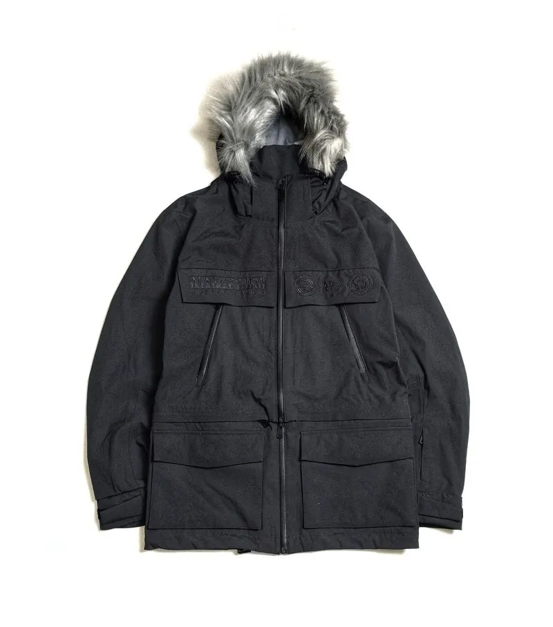 Napapijri x Luisaviaroma Skidoo Ice Cold Jacket in Obsidian photo 1