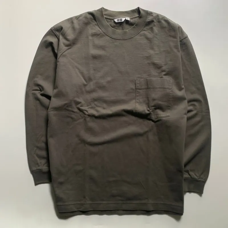 Long sleeve t-shirt Uniqlo Pocket Army photo 1