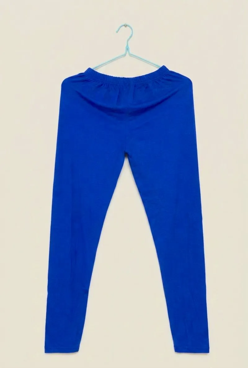 Basic Stretchy Leggings (Royal Blue) | Celana Legging Polos photo 1