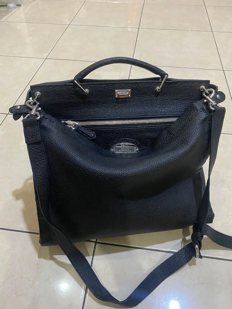 Tas fendi seleria peekaboo leather good qlty sale photo 1