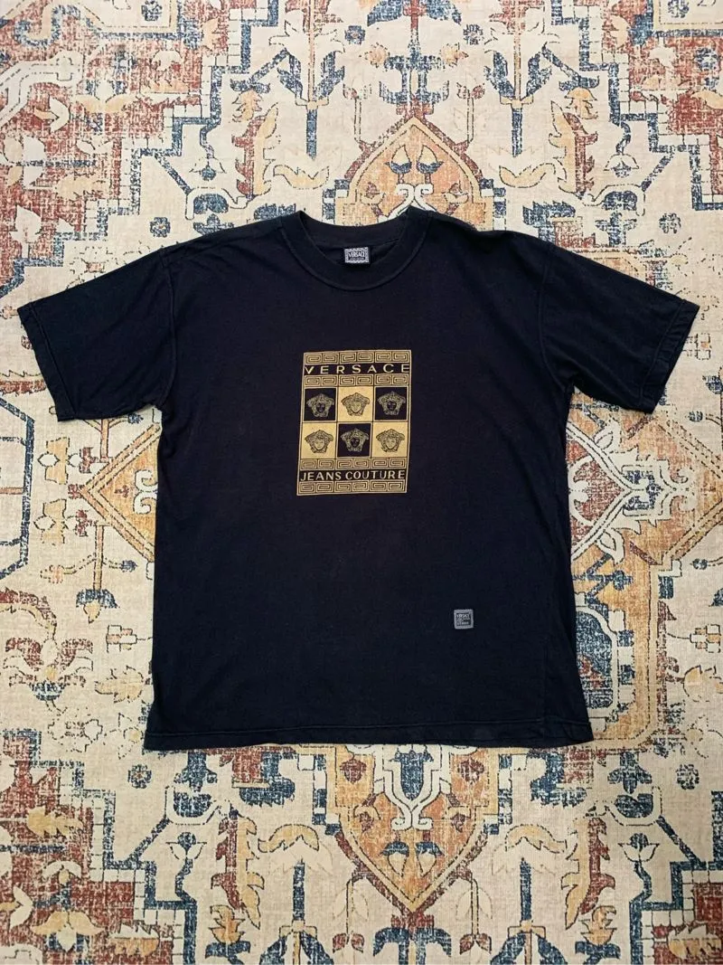 T-shirt versace black photo 1