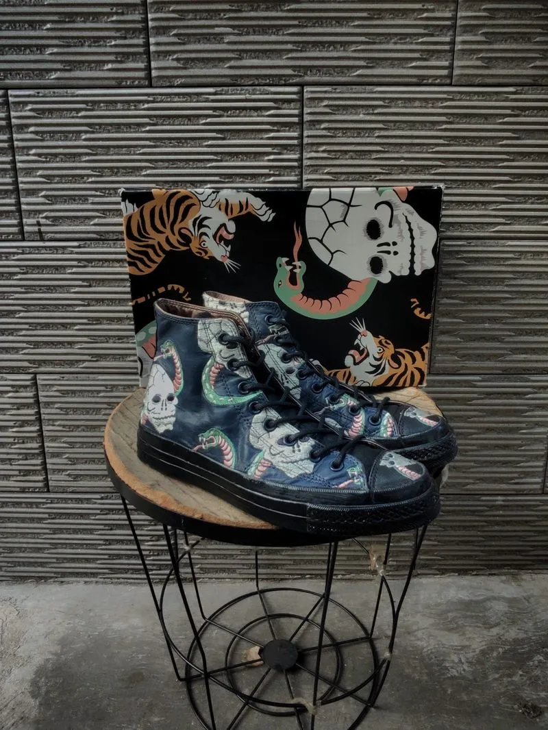 Converse 70 Dokuro Souvenir Sukajan Snake & Skull photo 1