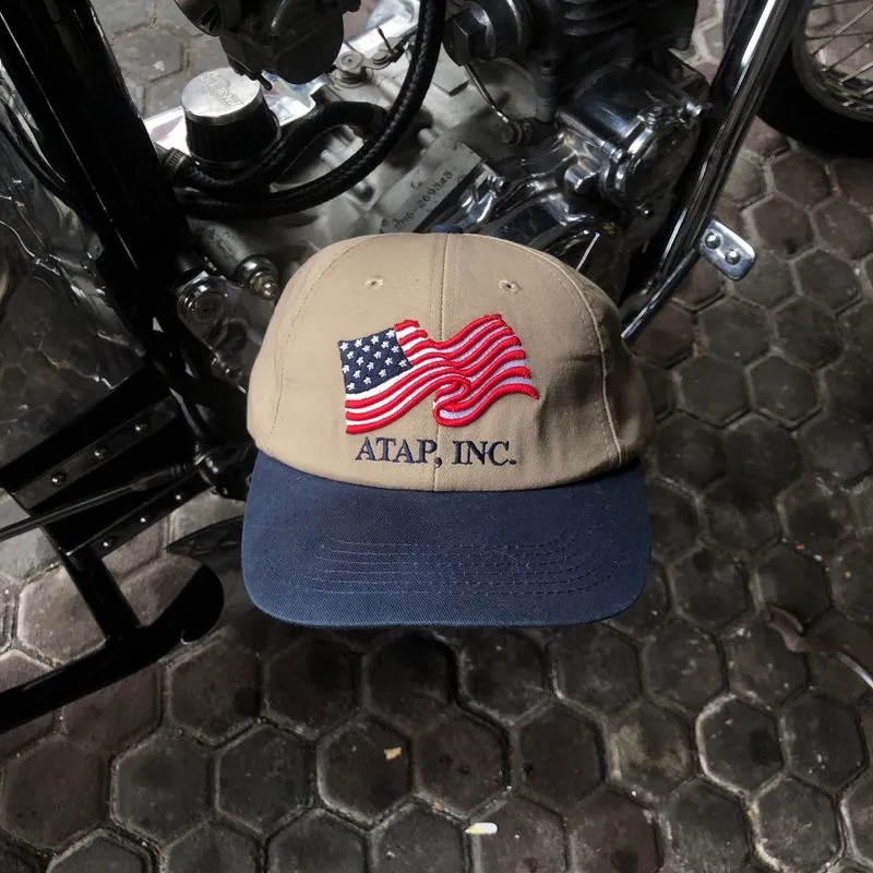 Vintage American Flag Kproduct Twotone Hat photo 1