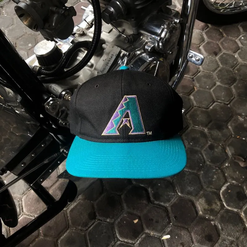 Vintage 90s Wool MLB Arizona Diamondack Hat by Youngan photo 1