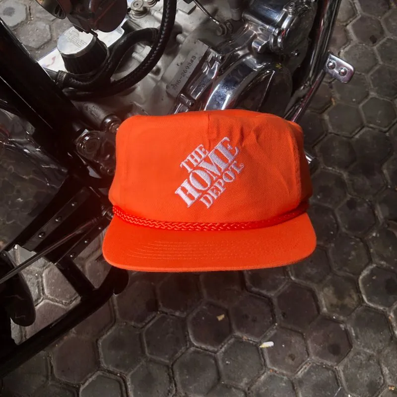 Vintage The Home Depot Rope Hat Nascar Sponsor photo 1