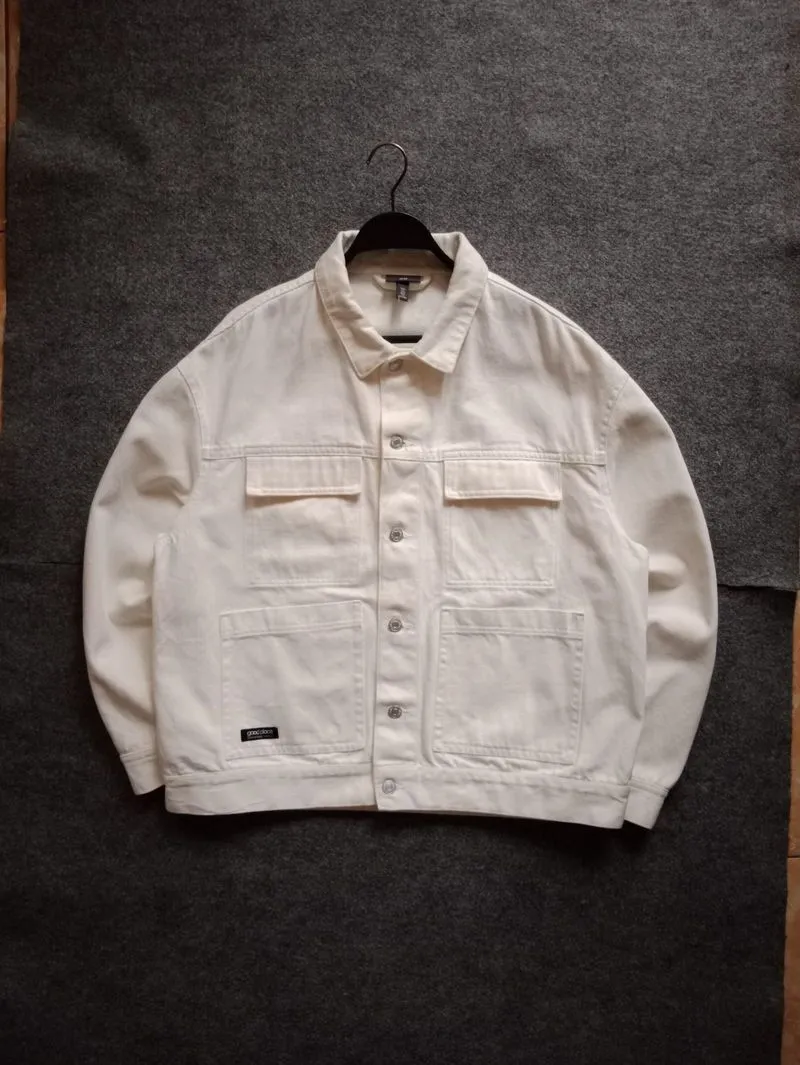 H&M overshirts jaket denim size L photo 1