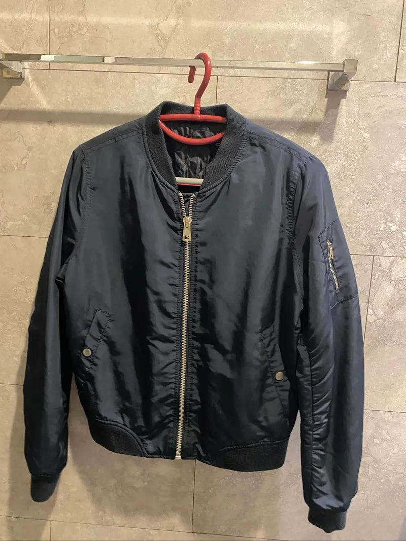 ASLI BOMBER STRADIVARIUS BIRU DONGKER photo 1