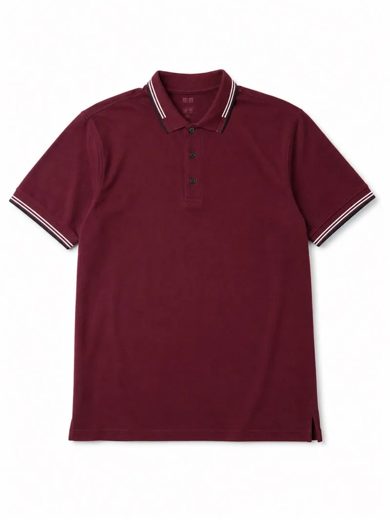 Uniqlo Polo Shirt Maroon photo 1