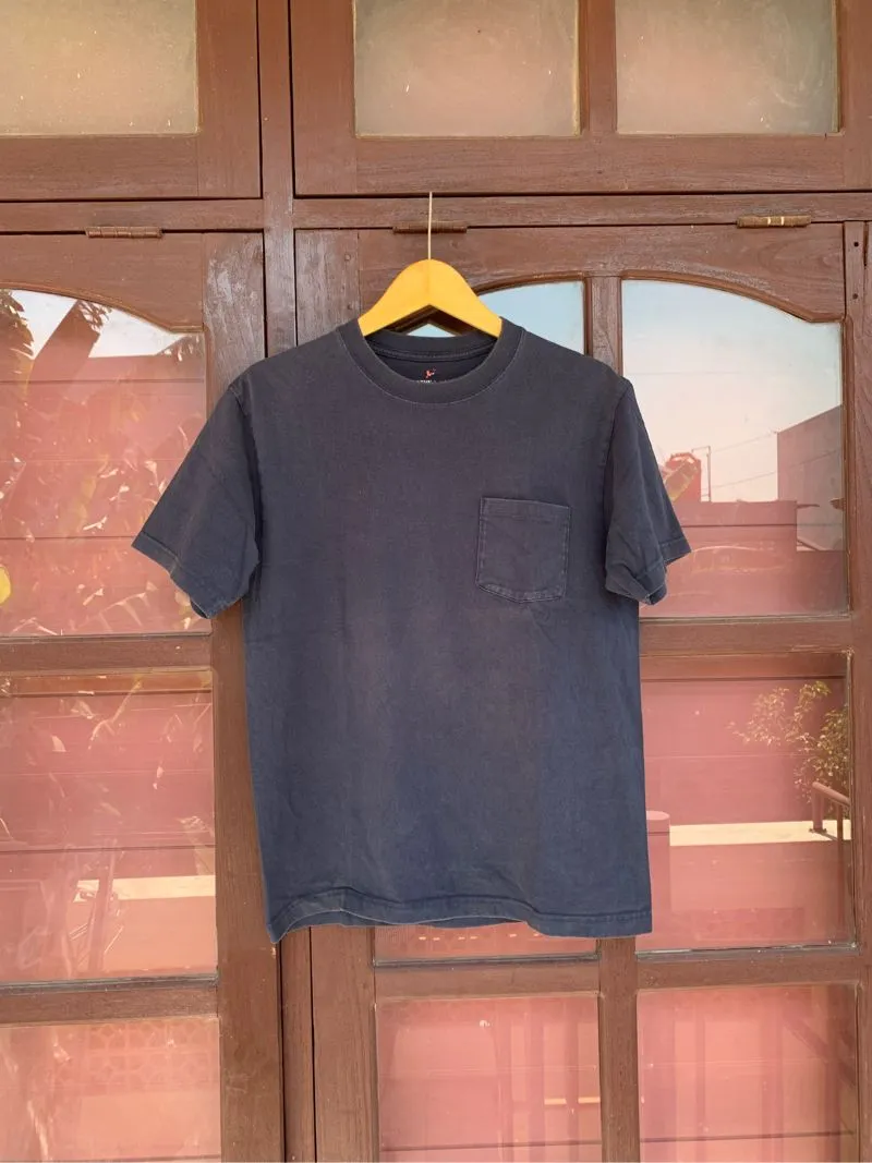 blanktee pocket hanes beefy photo 1