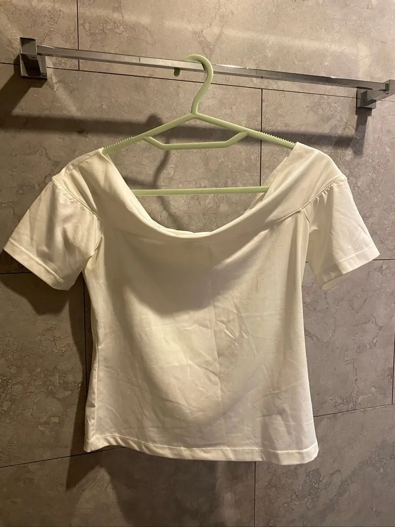 OFF SHOULDER PUTIH POLOS ORI H&M photo 1