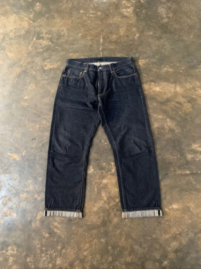 Uniqlo blue indigo denim selvedge fabric by kayhara photo 1