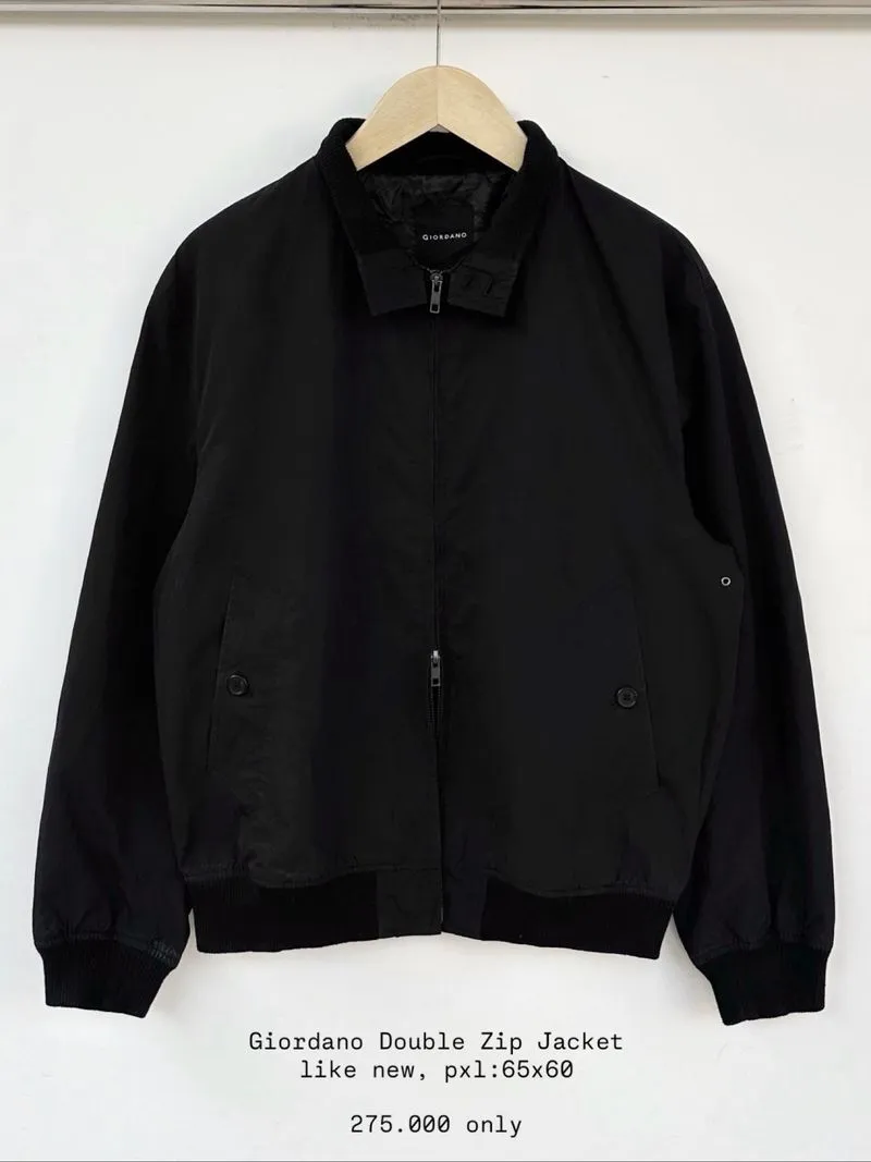 GIORDANO DOUBLE ZIP JACKET photo 1