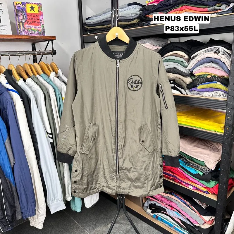 Henus Edwin Army Parka Bomber Jacket photo 1