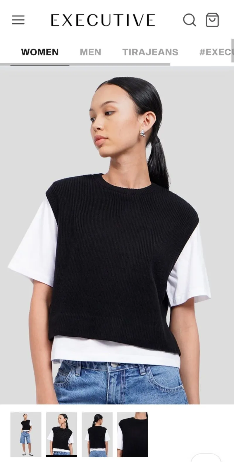 Knitted vest T-Shirt  photo 1
