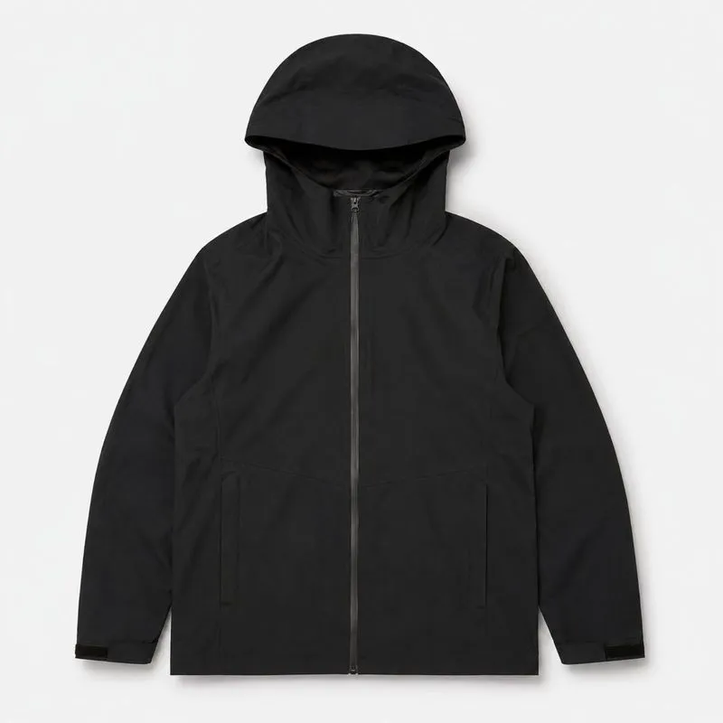 Uniqlo BLOCKTECH Parka Potongan 3D (Water-Repellent) Black photo 1