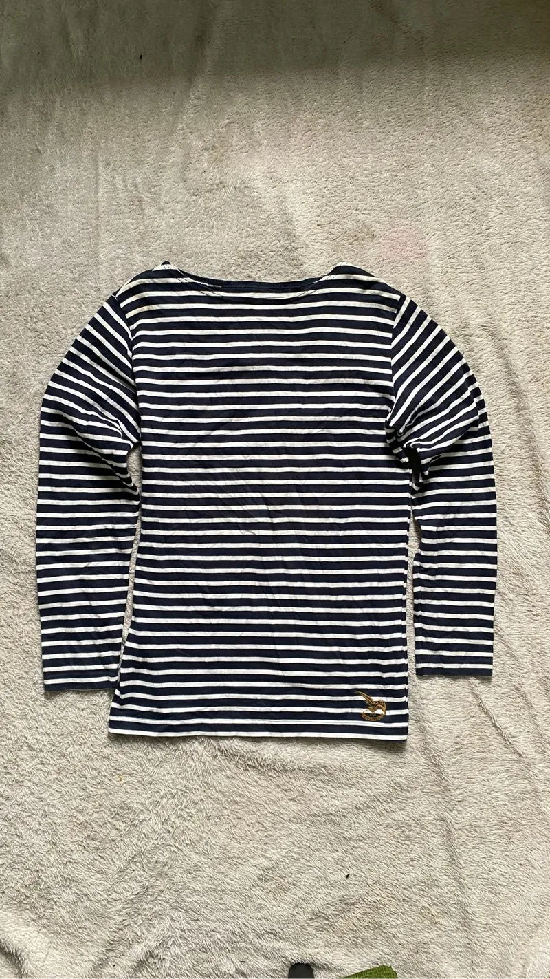 90s vintage russel striped longsleeve photo 1