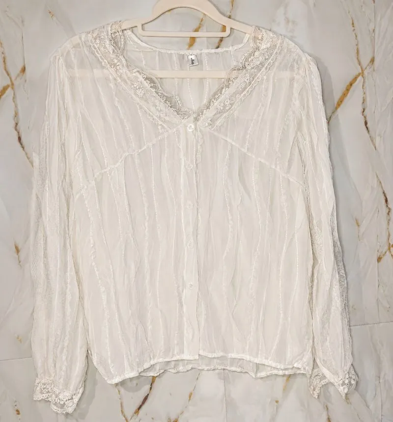 Kemeja renda lace photo 1