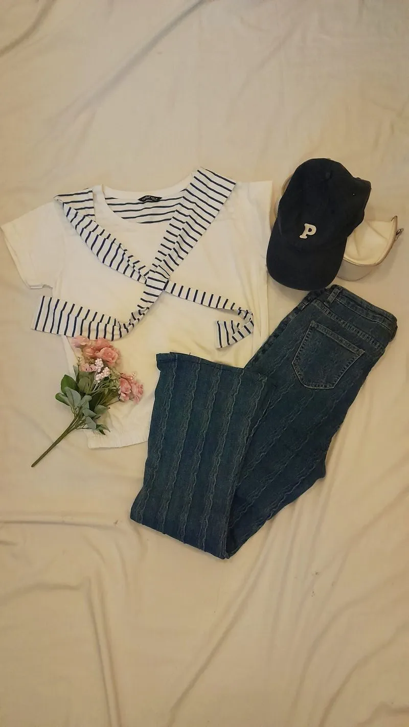 onset outfit (kecuali topi, tas, dan bunga sebagai properti) photo 1