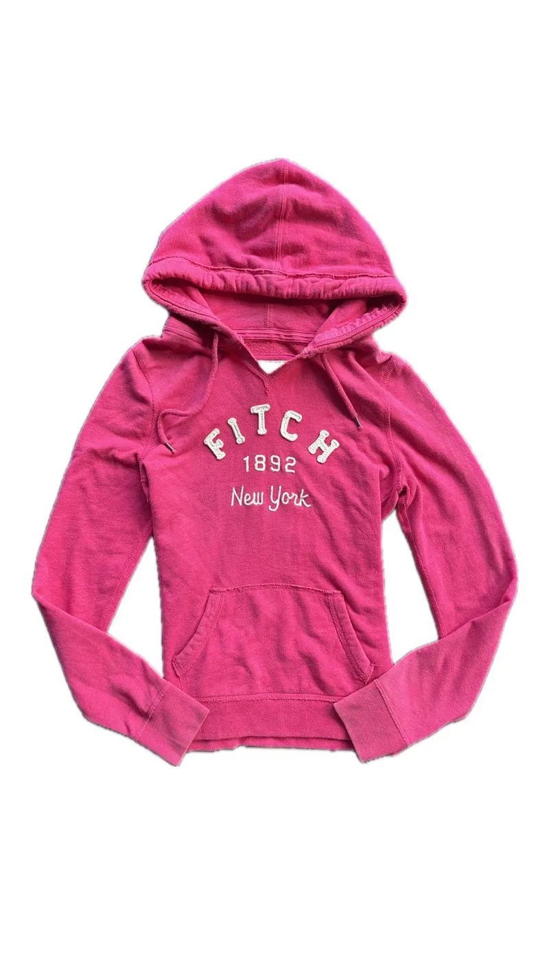 Abercrombie & fitch hot pink hoodie photo 1