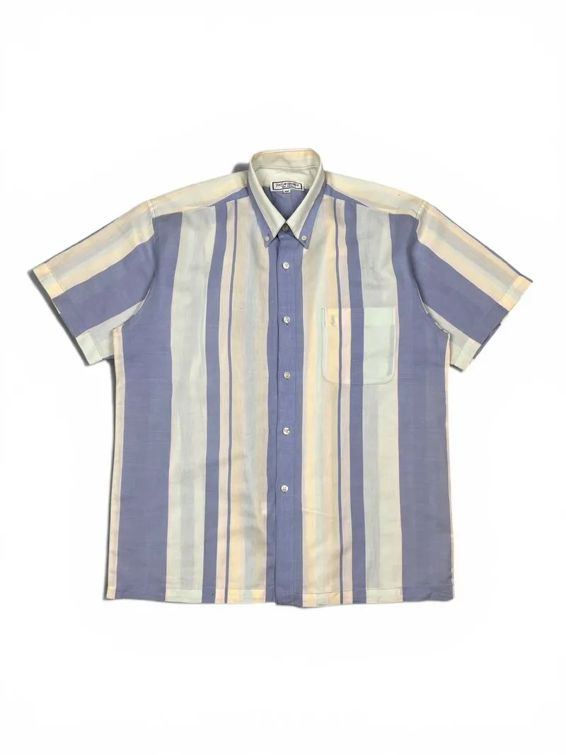 Vtg YsL Pour Homme Stripe Shirt photo 1