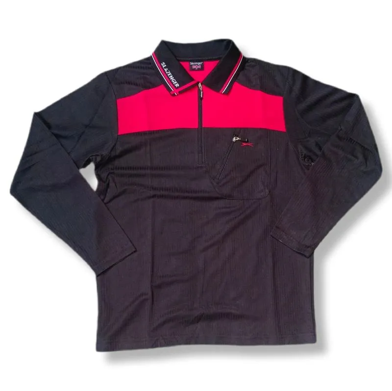 SLAZENGER RUGBY HALFZIP LONG SLEEVE JERSEY | KAOS POLO | KDU photo 1