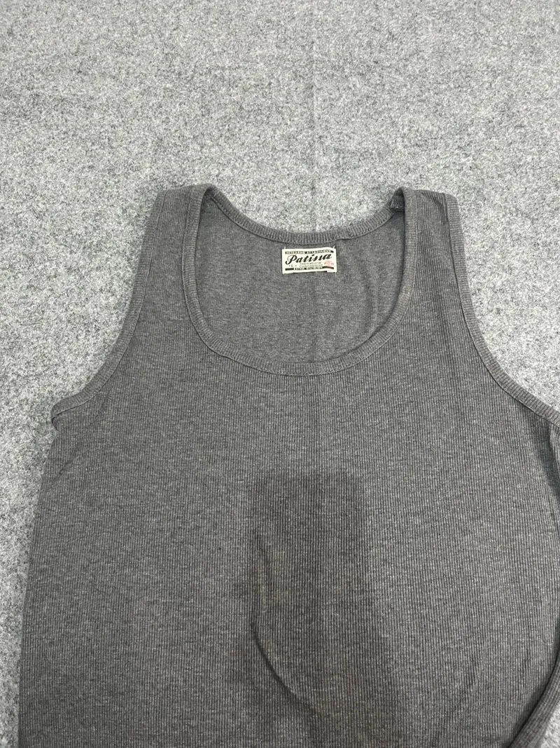 PL Tanktop Rib Wanita - Good quality warna grey - Ready hany photo 1
