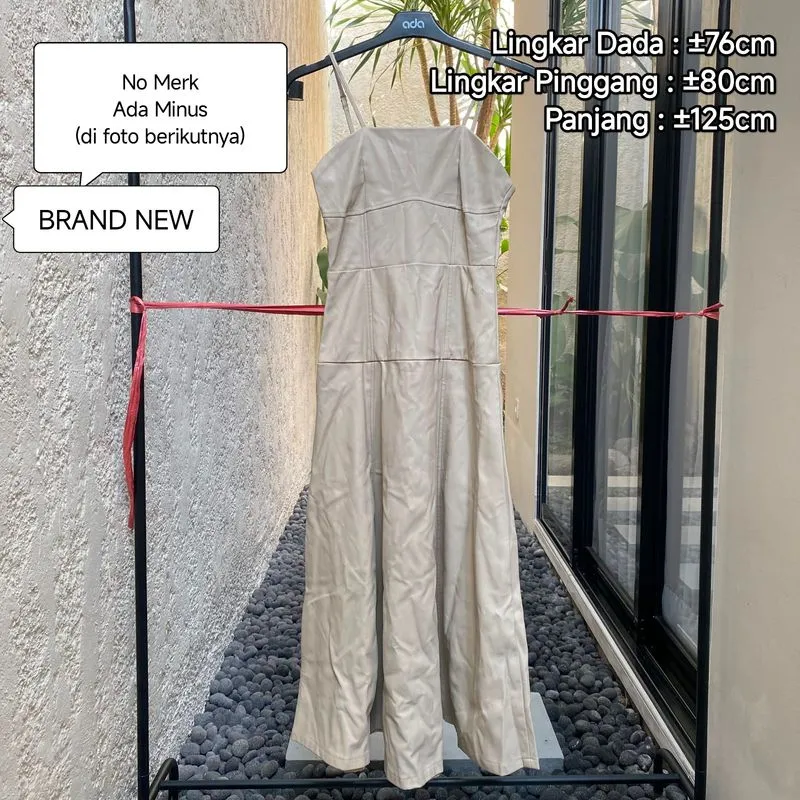 Preloved (Personal Used) Dress Wanita Panjang Kulit NEW photo 1