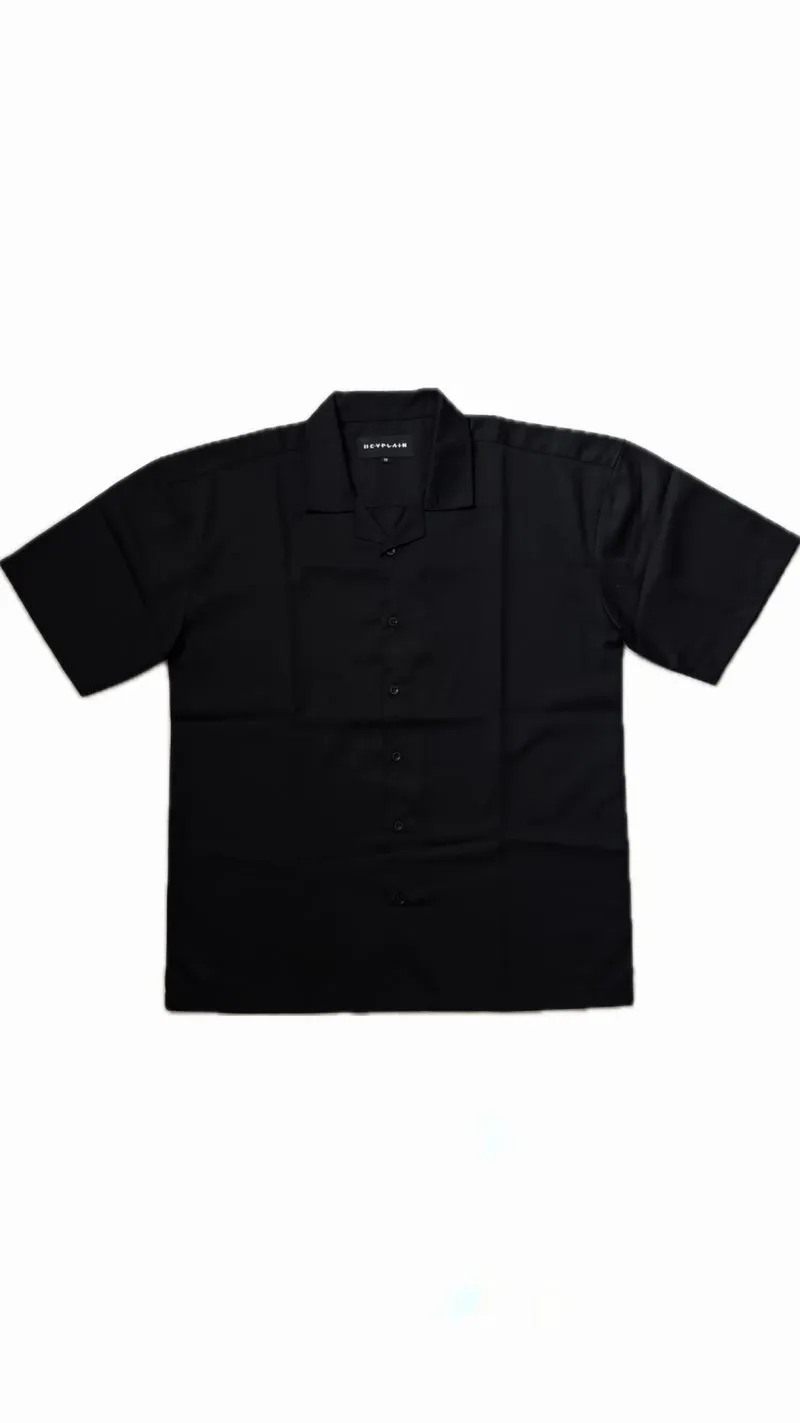kemeja pria hitam  photo 1