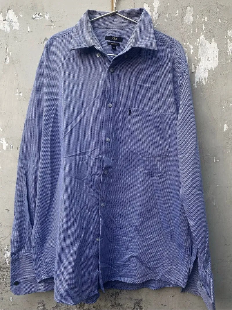 Kemeja Jobb lengan Panjang Biru photo 1
