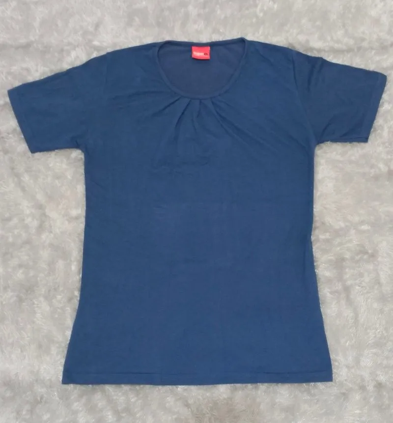 Preloved Baju Pendek Biru photo 1