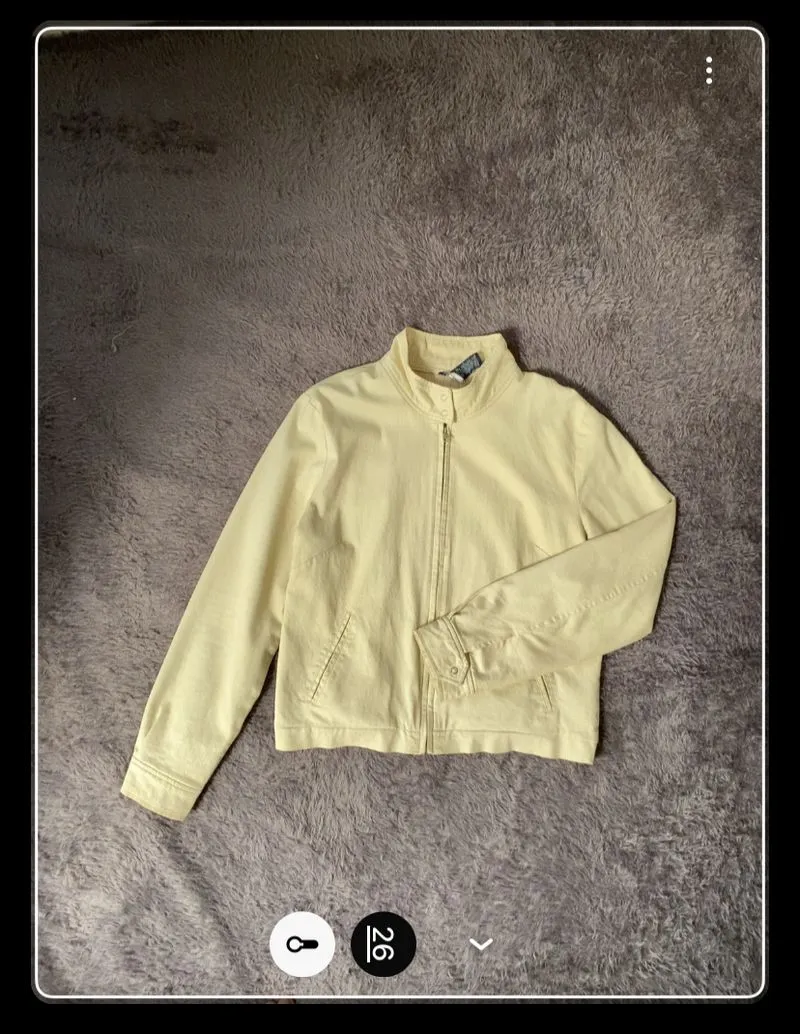 GAP Vintage Harrington jacket Pria cream photo 1