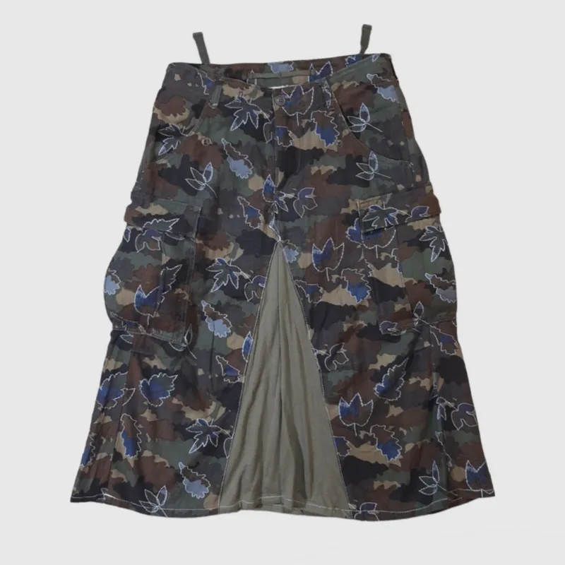 Hysteric Glamour Y2K Futurist Maxi skirt Wanita green photo 1