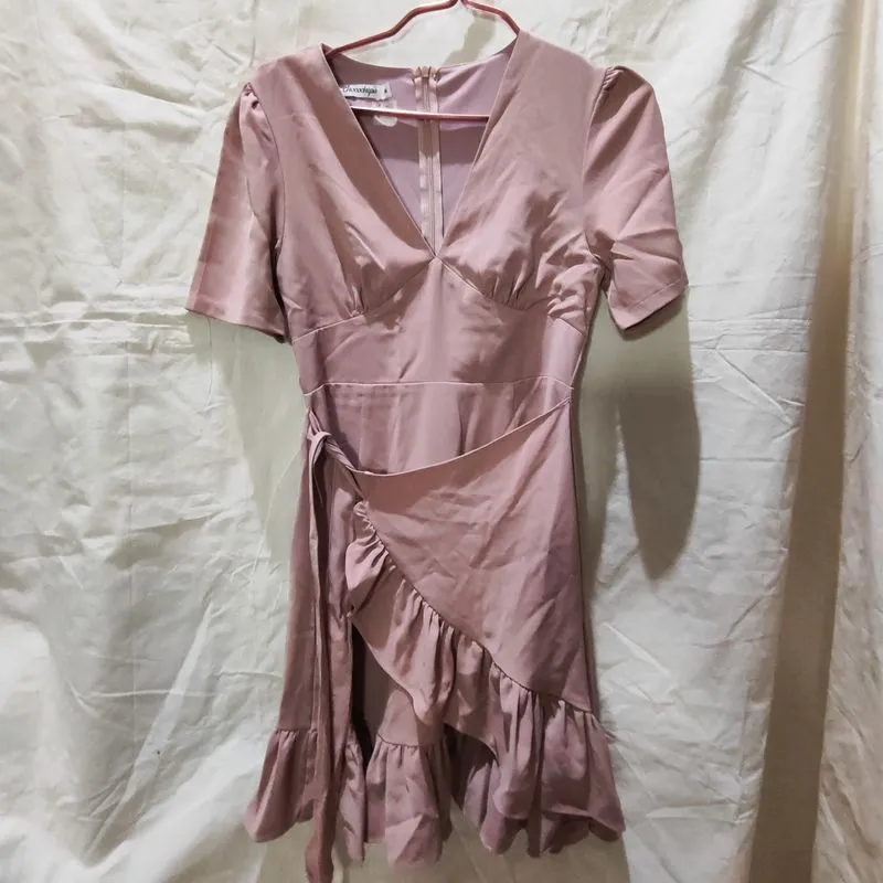 Minimalist Casual Going out dress Wanita pink photo 1