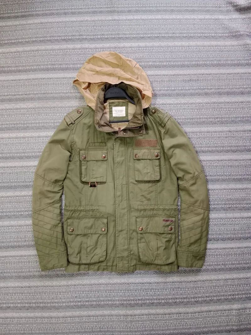 TBJ NEARBY Jaket parka armi vintage size L photo 1