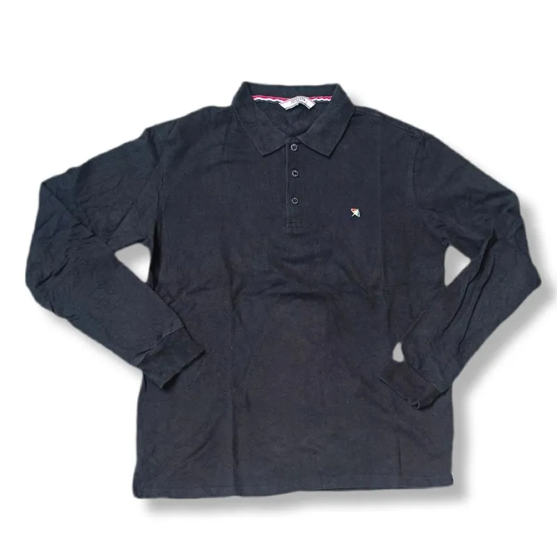 ARNOLD PALMER SMALL LOGO BLACK RUGBY LONG SLEEVE | KAOS POLO photo 1
