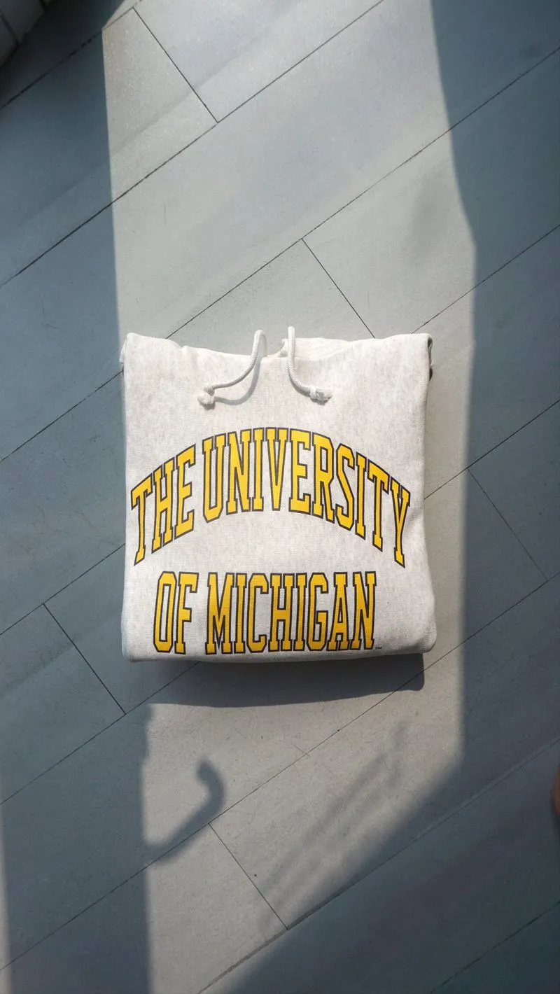 Hoodie by GU Japan X the university of michigan original photo 1