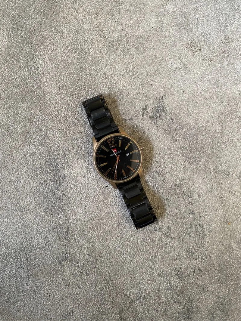 Vintage Quiksilver Black & Rose Gold Analog Watch photo 1