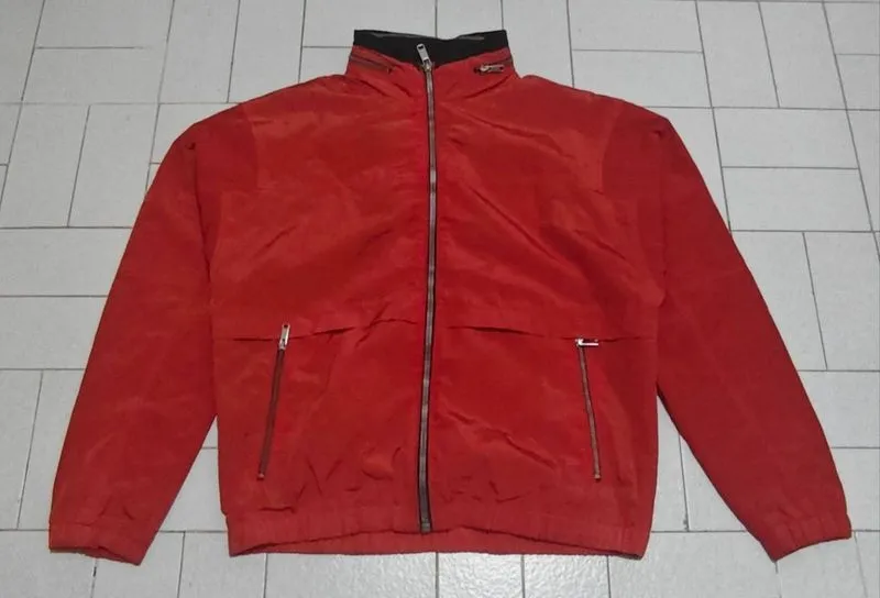 Jaket Casual Windbreaker Zara Orange Red photo 1