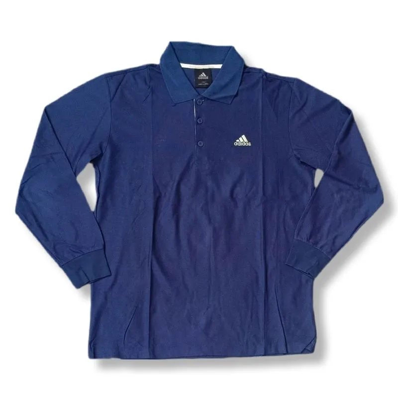 ADIDAS NAVY RUGBY LONG SLEEVE | KAOS POLO | KDU #28  photo 1