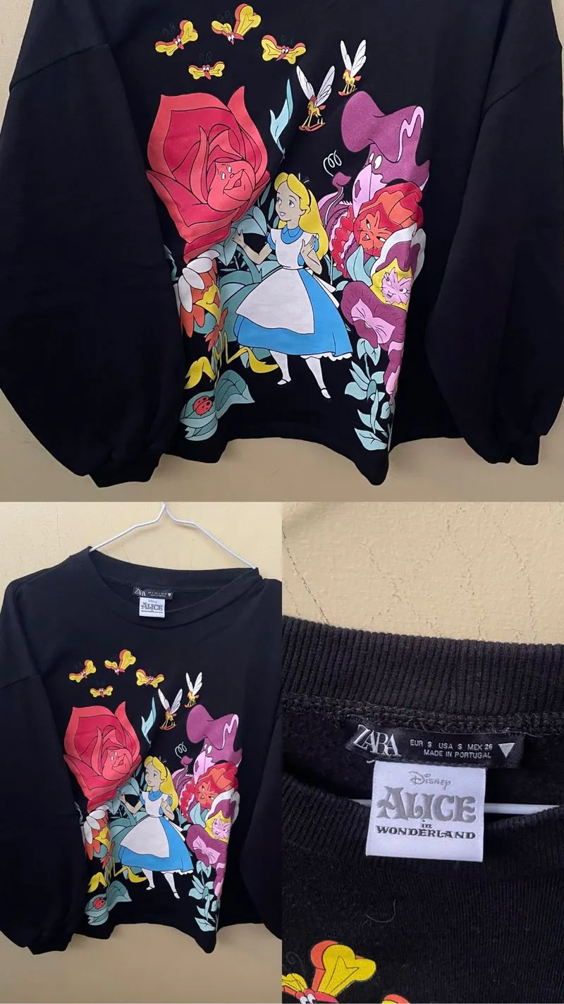 Sweatshirt hitam zara photo 1