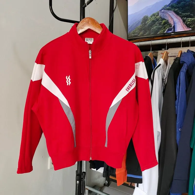 Jaket Tracktop Mizuno Superstar Merah Original photo 1