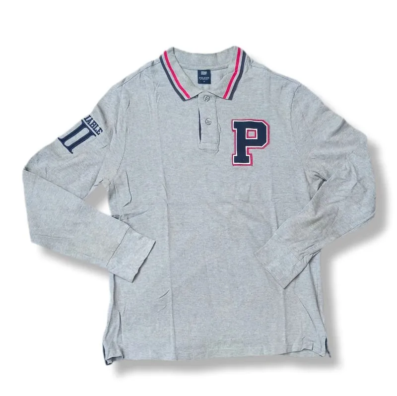 POLHAM JUSTIFIABLE VII GRAY RUGBY LONG SLEEVE | KAOS POLO |  photo 1