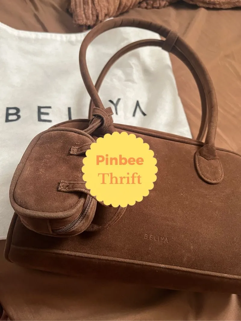 Beliya shoulder bag suede photo 1