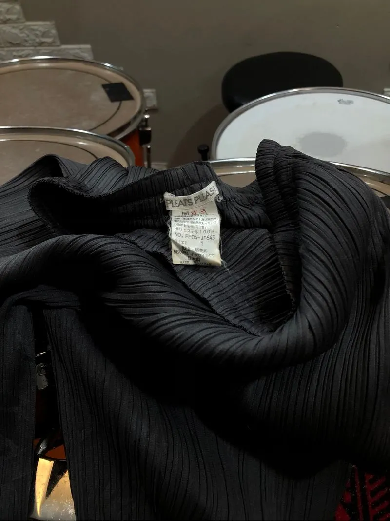 00 A/W Pleats Please Issey Miyake Pleated Wide Leg Pants  photo 1